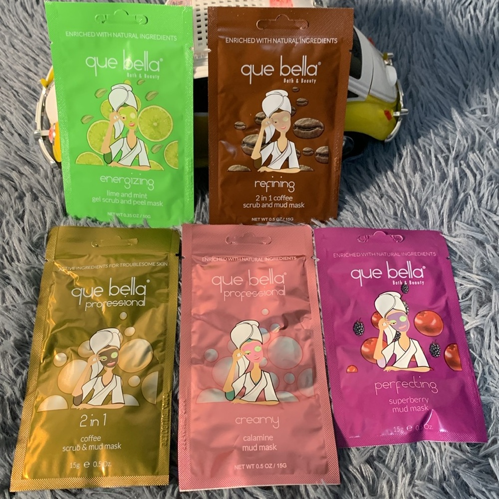 Facial Mud Mask, by Que Bella 0.5oz BRAND NEW - Picture 2 of 7
